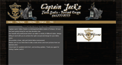 Desktop Screenshot of captainjackstattoo.com