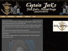 Tablet Screenshot of captainjackstattoo.com
